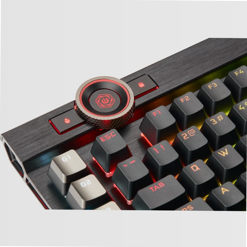Tastiera gaming K100 RGB - Switch OPX CORSAIR Alluminio Meccanica