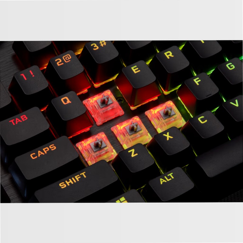 Tastiera gaming K100 RGB - Switch OPX CORSAIR Alluminio Meccanica