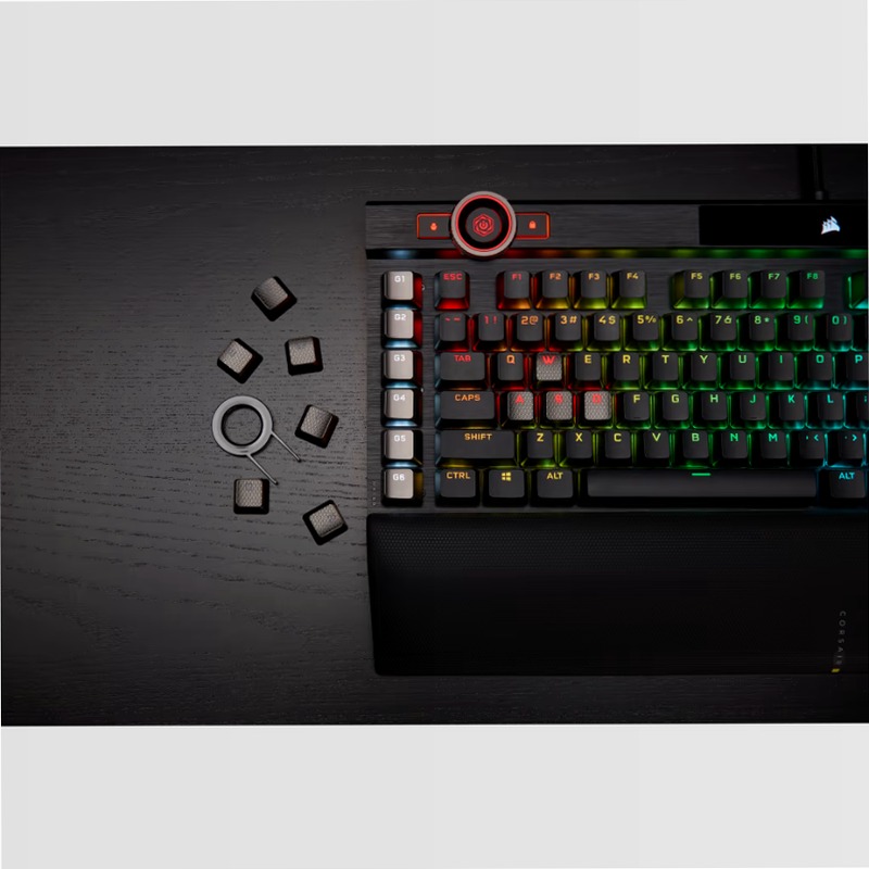 Tastiera gaming K100 RGB - Switch OPX CORSAIR Alluminio Meccanica