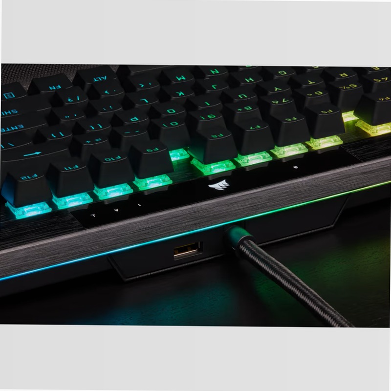 Tastiera gaming K100 RGB - Switch OPX CORSAIR Alluminio Meccanica