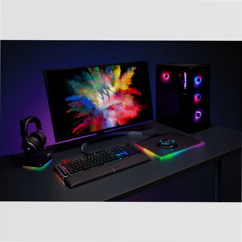 Tastiera gaming K100 RGB - Switch OPX CORSAIR Alluminio Meccanica