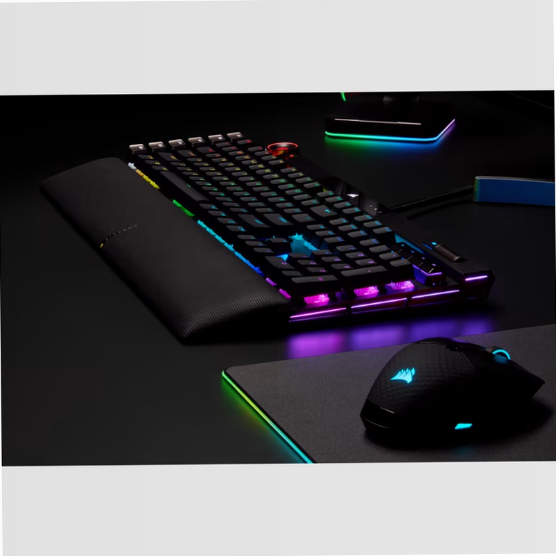 Tastiera gaming K100 RGB - Switch OPX CORSAIR Alluminio Meccanica