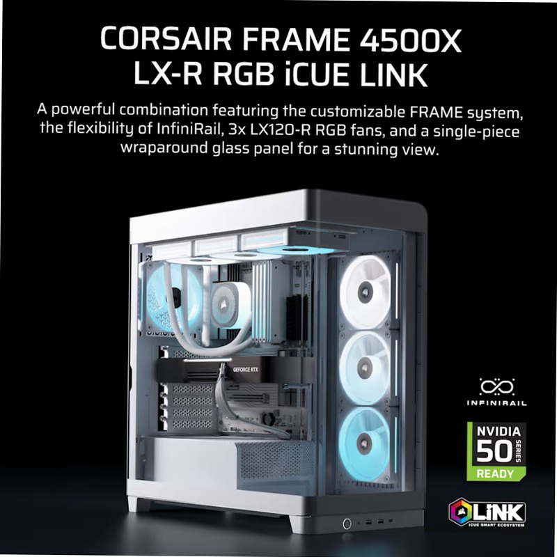 Case PC Mid-Tower Frame 4500X LX-R RGB