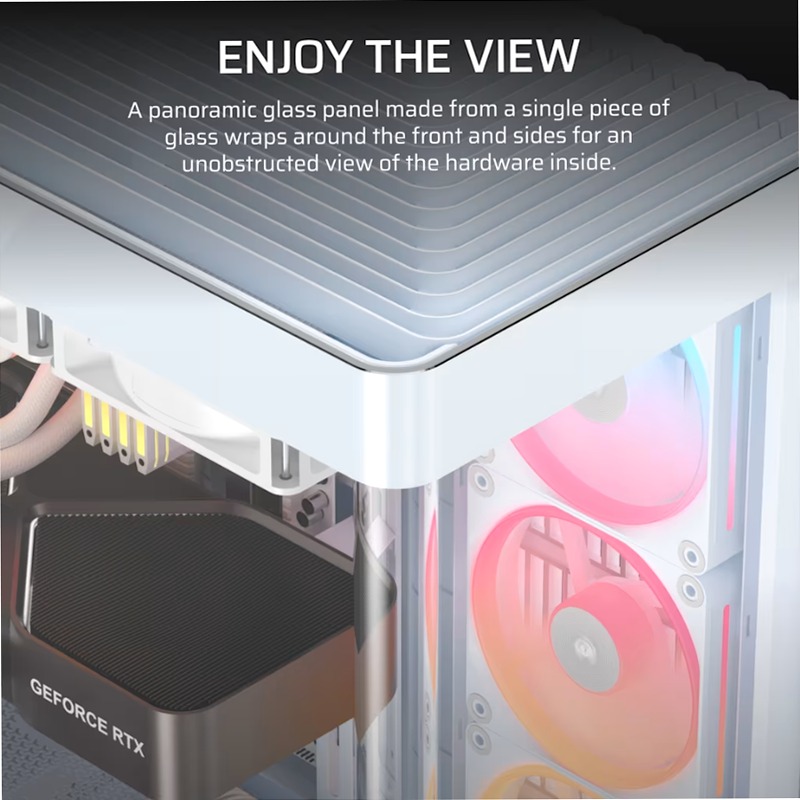 Case PC Mid-Tower Frame 4500X LX-R RGB