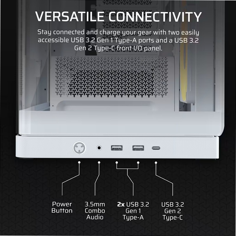 Case PC Mid-Tower Frame 4500X LX-R RGB
