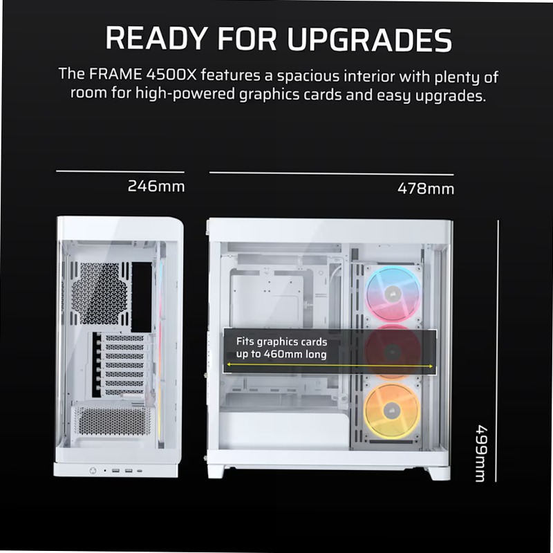 Case PC Mid-Tower Frame 4500X LX-R RGB