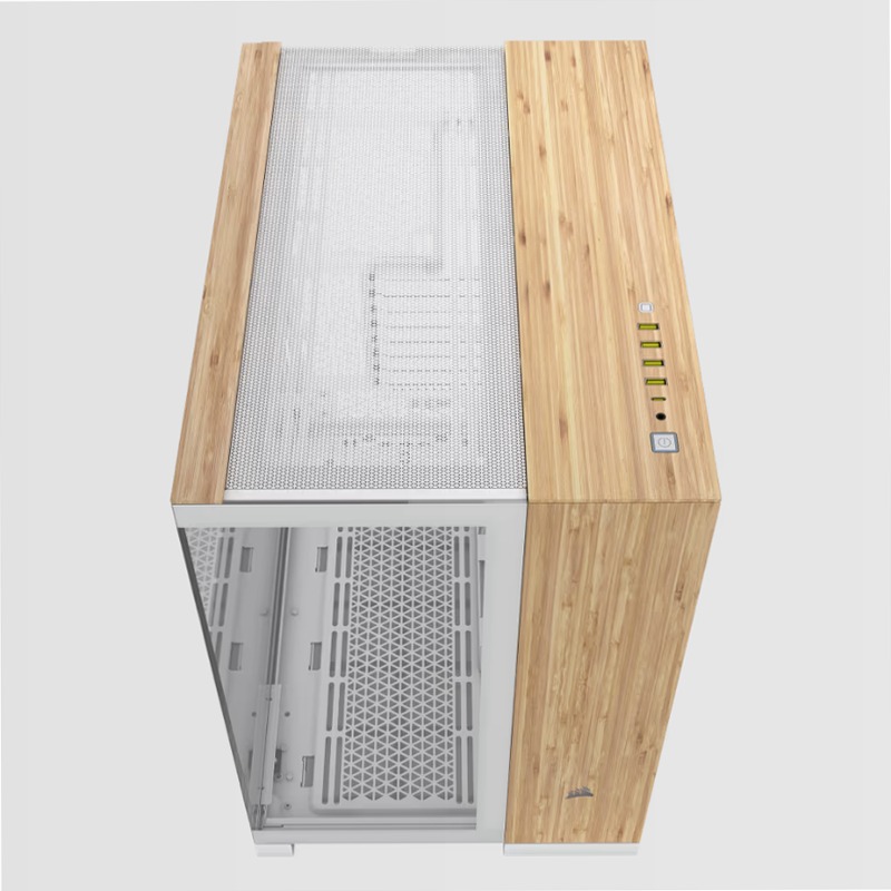 Case PC Mid-Tower CORSAIR 6500X - Legno Bianco/Bambù