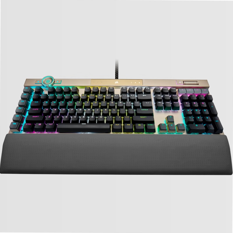 Tastiera Gaming K100 RGB - Midnight Gold Alluminio Meccanica