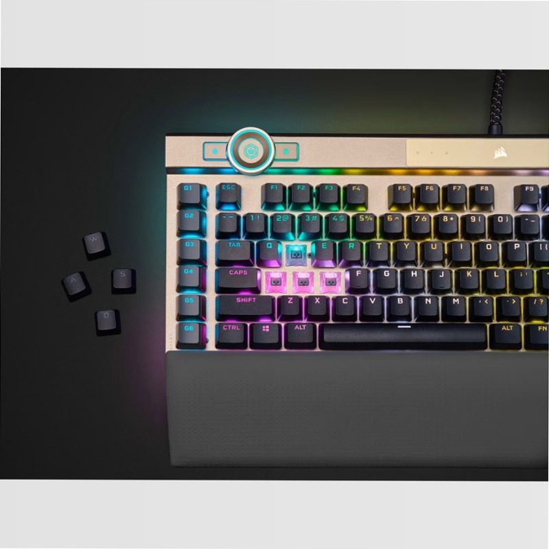 Tastiera Gaming K100 RGB - Midnight Gold Alluminio Meccanica