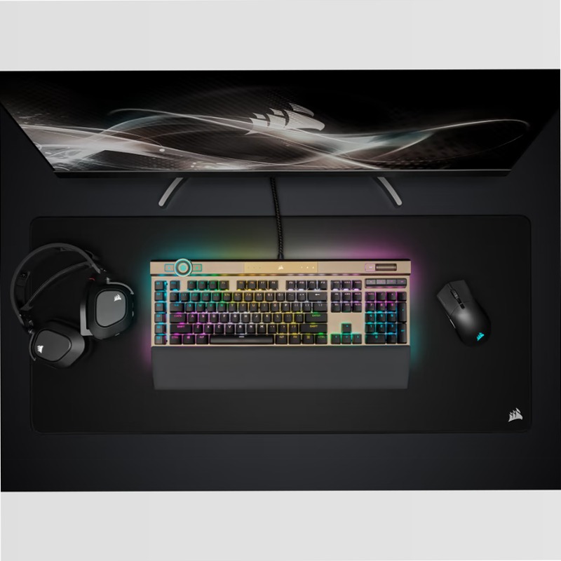 Tastiera Gaming K100 RGB - Midnight Gold Alluminio Meccanica