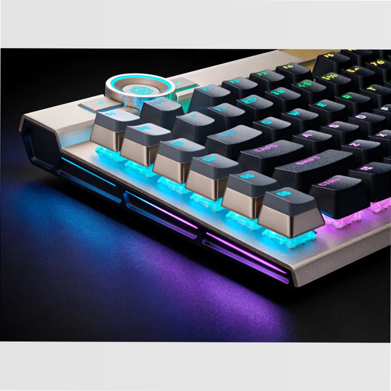 Tastiera Gaming K100 RGB - Midnight Gold Alluminio Meccanica