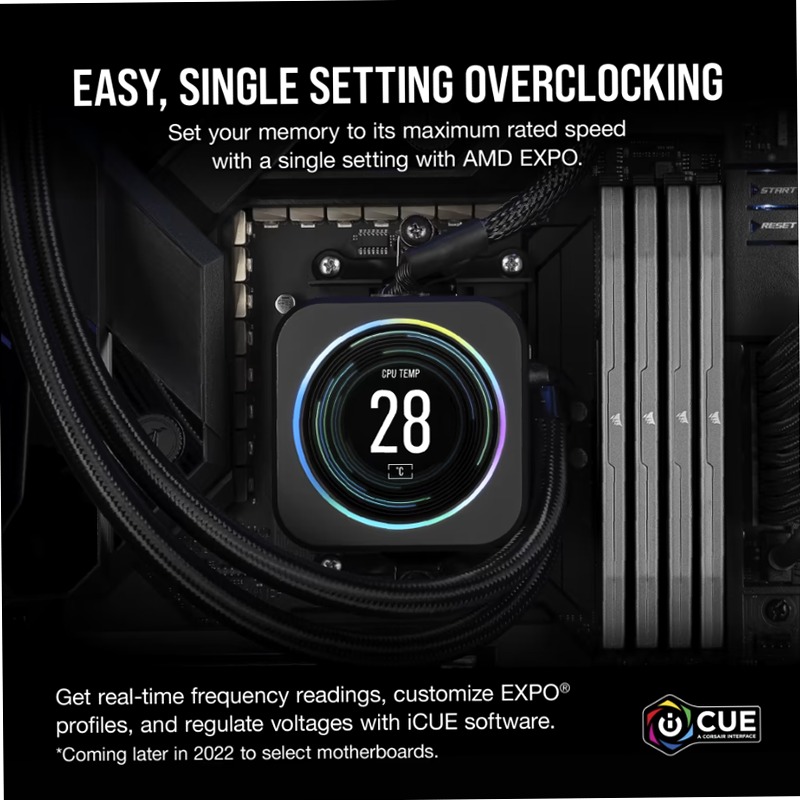 Vengeance® 32GB (2x16GB) DDR5 DRAM Up To 6000MT/s CL30