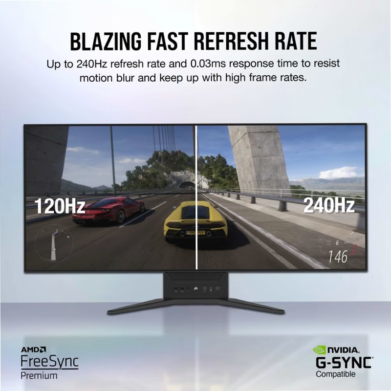 Monitor gaming flessibile CORSAIR XENEON FLEX