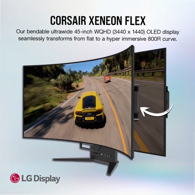 Monitor gaming flessibile CORSAIR XENEON FLEX
