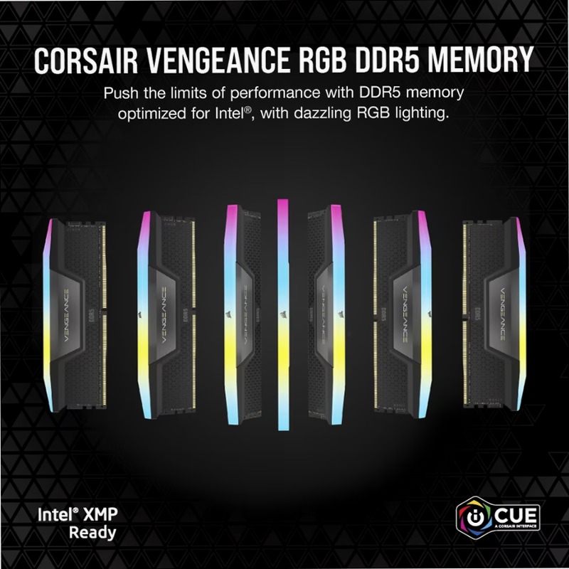 Kit Memoria DDR5 Vengeance RGB 32GB