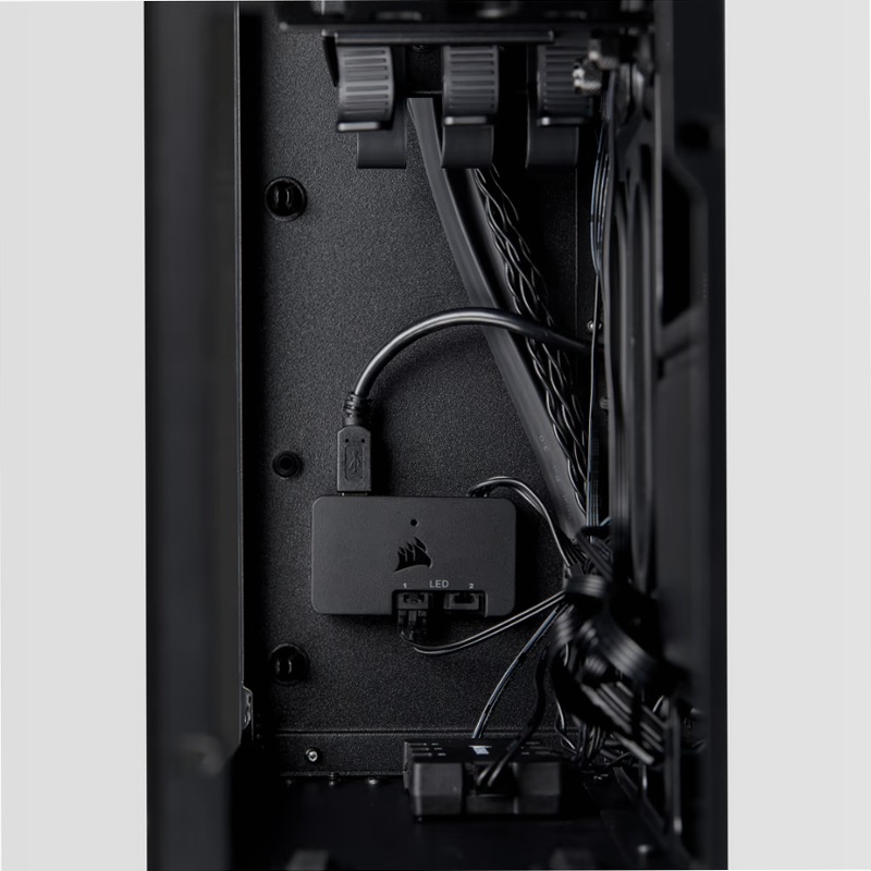 Case Micro ATX Crystal Series 280X RGB in vetro temprato - Nero