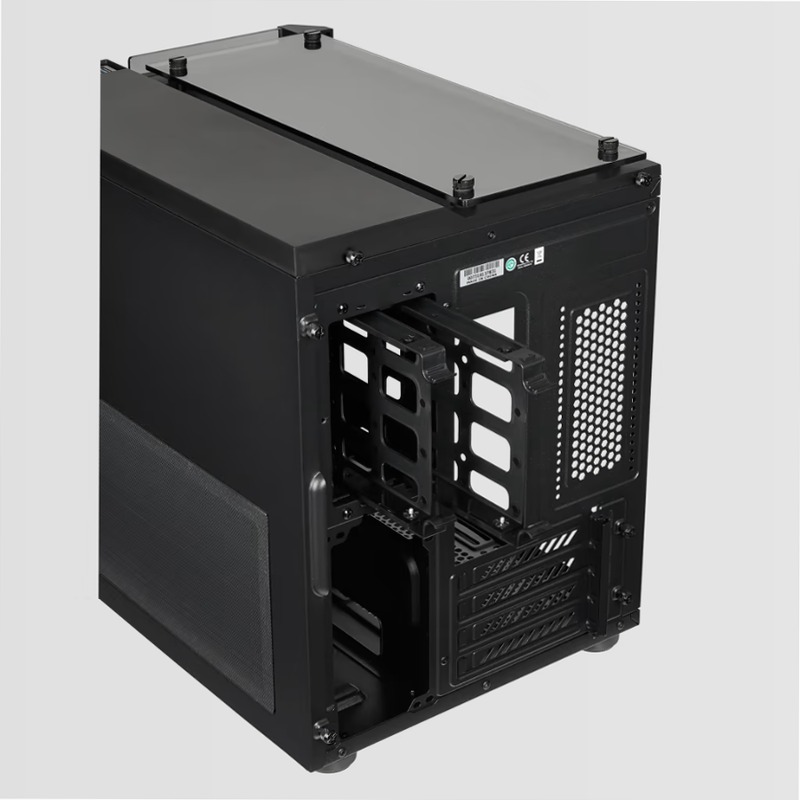 Case Micro ATX Crystal Series 280X RGB in vetro temprato - Nero
