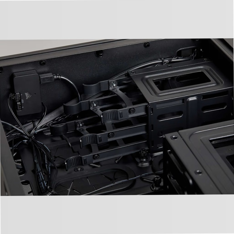 Case Micro ATX Crystal Series 280X RGB in vetro temprato - Nero