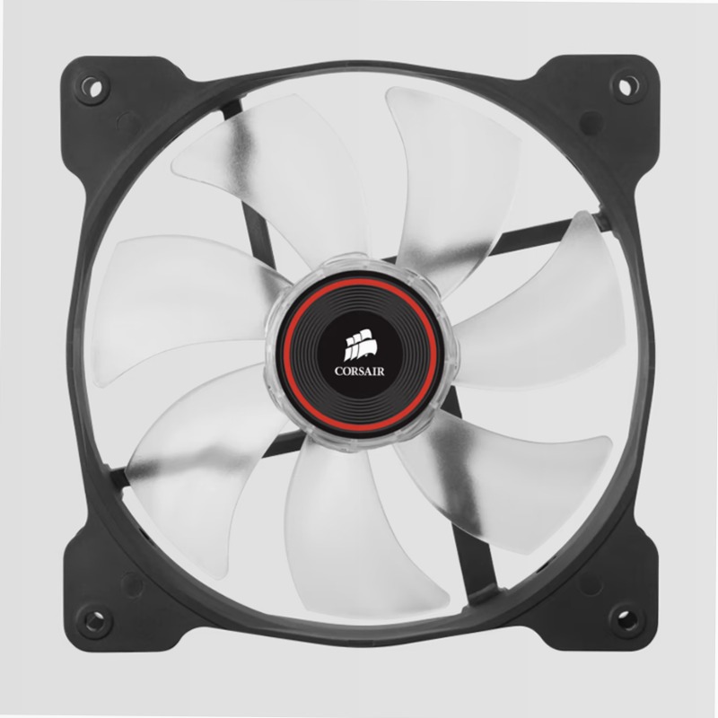 Air Series™ SP140 LED Red High Static Pressure 140mm Fan Twin Pack