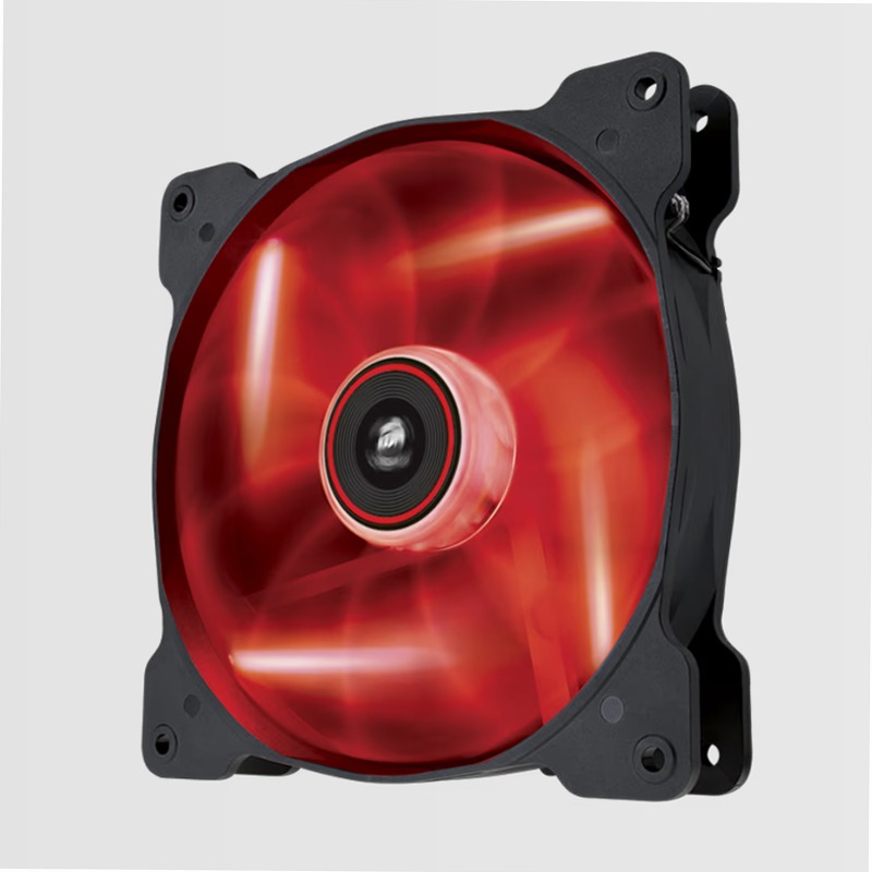 Air Series™ SP140 LED Red High Static Pressure 140mm Fan Twin Pack