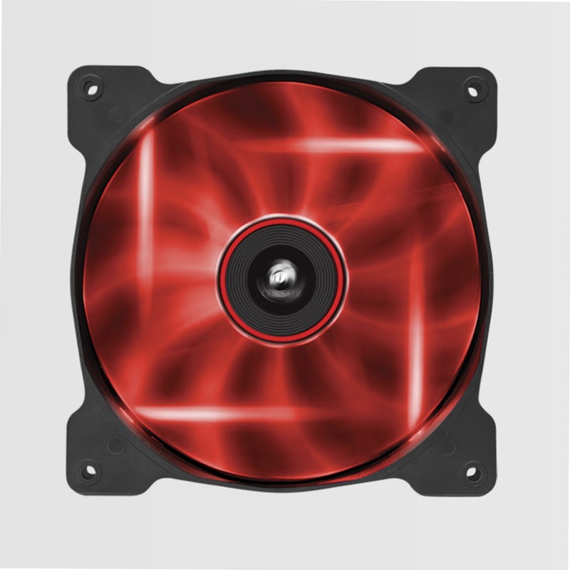 Air Series™ SP140 LED Red High Static Pressure 140mm Fan Twin Pack