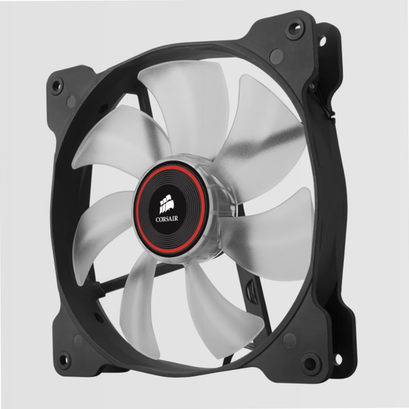 Air Series™ SP140 LED Red High Static Pressure 140mm Fan Twin Pack