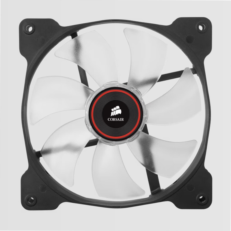 Air Series™ SP140 LED Red High Static Pressure 140mm Fan Twin Pack