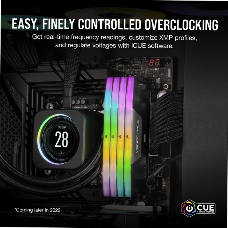 VENGEANCE® RGB 32GB (2x16GB) DDR5 DRAM 6000MT/s 17gb 6000mhz