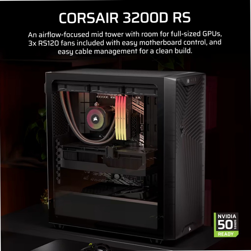 Case PC Mid-Tower 3200D RS - Smoke 8 3