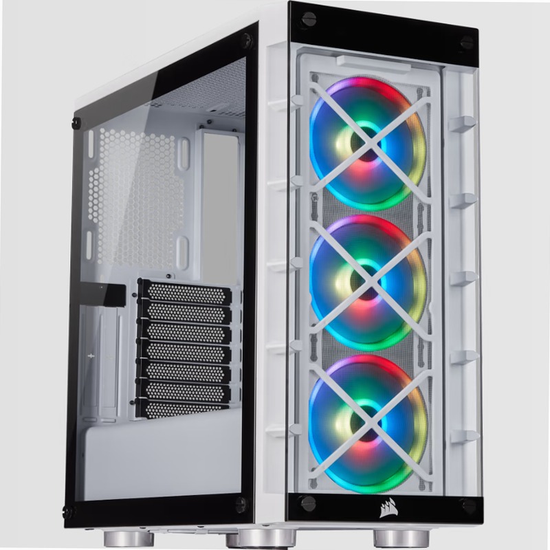 Smart Case iCUE 465X RGB — Bianco