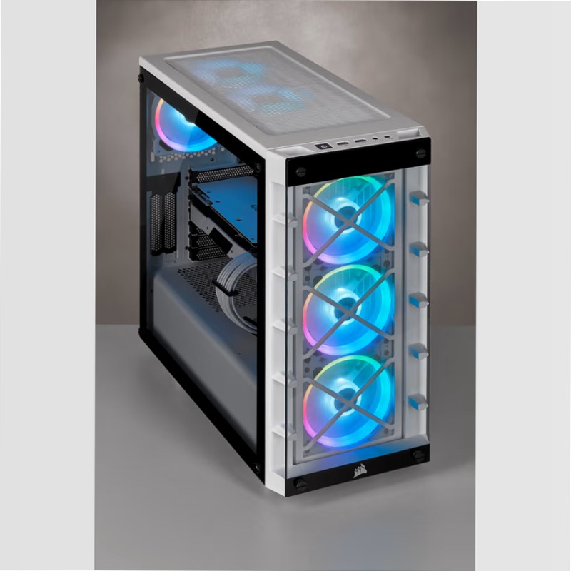 Smart Case iCUE 465X RGB — Bianco