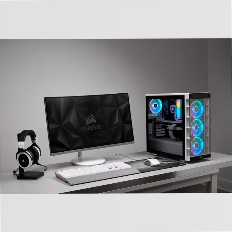 Smart Case iCUE 465X RGB — Bianco