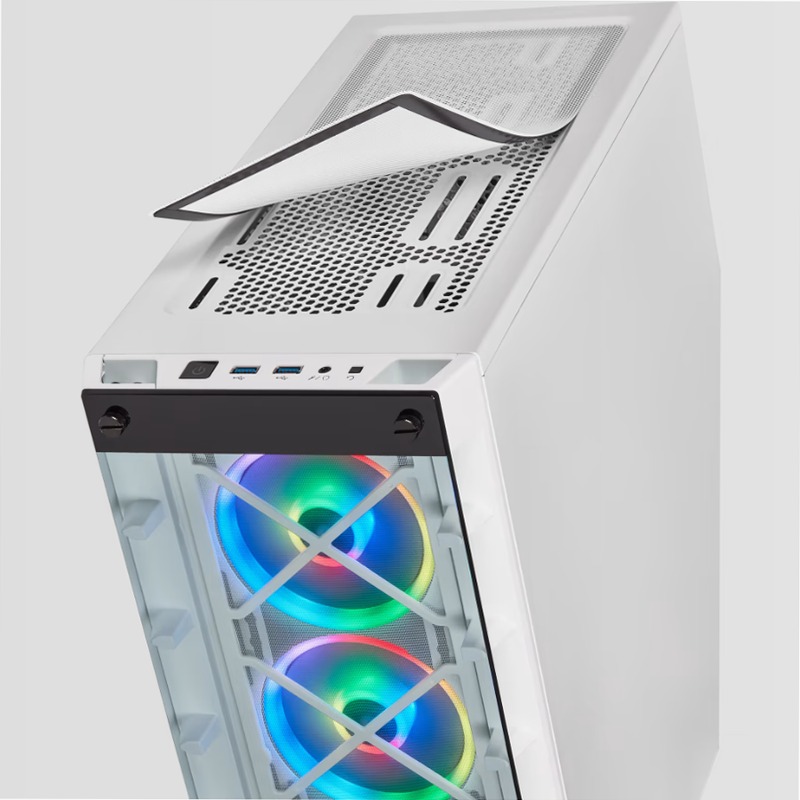Smart Case iCUE 465X RGB — Bianco