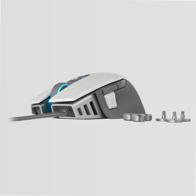 Mouse da gioco FPS M65 RGB ELITE - bianco