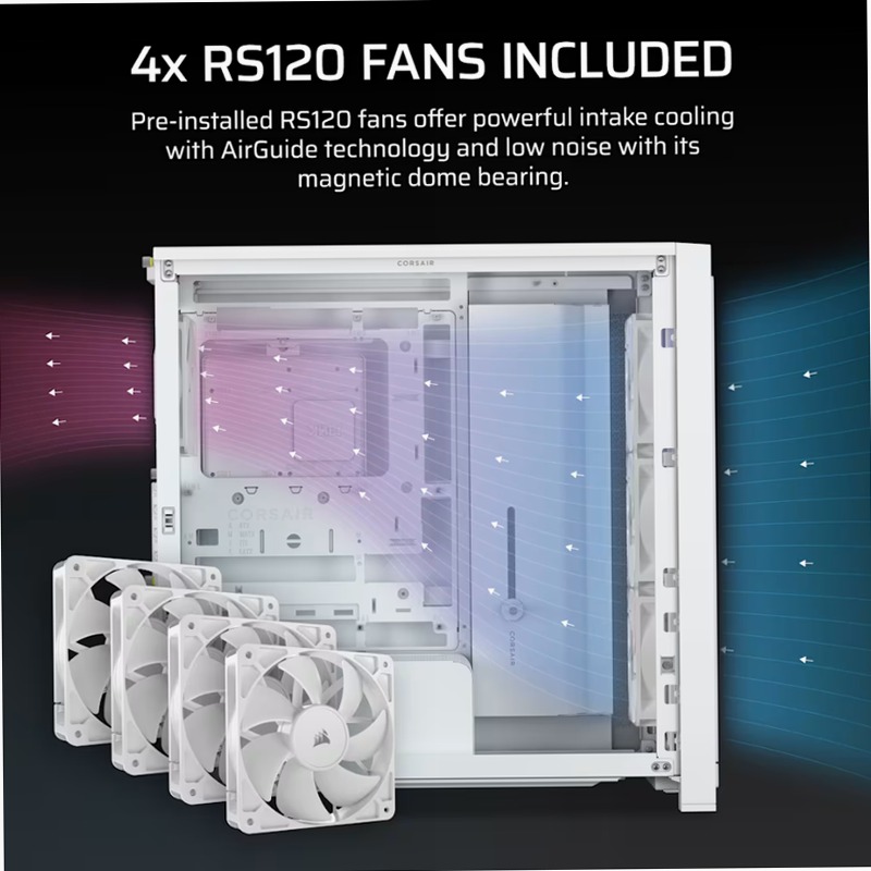 Case per PC mid-tower FRAME 4000X RS - Bianco