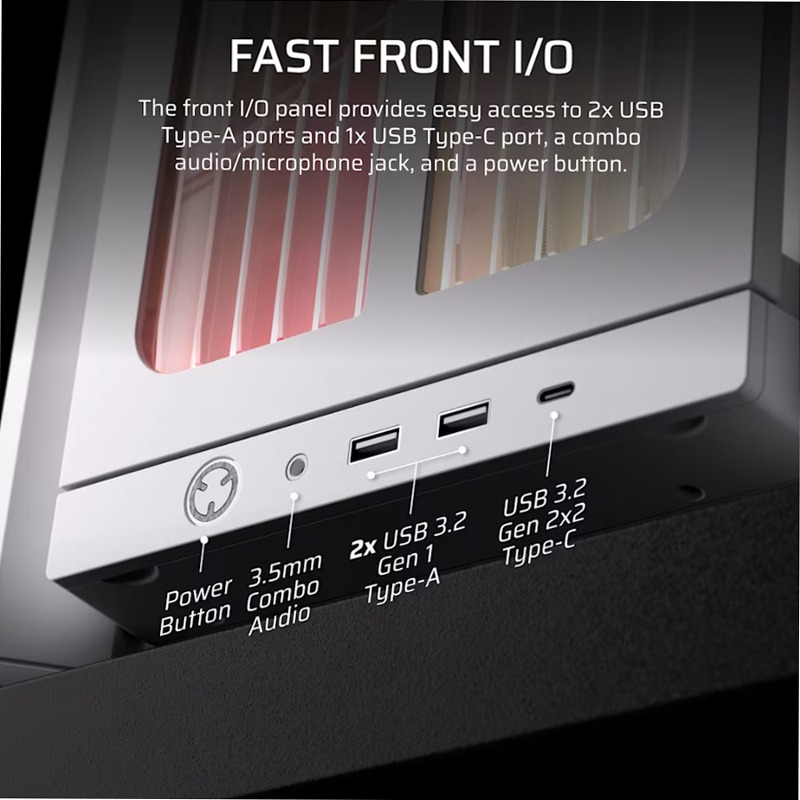 Case per PC mid-tower FRAME 4000X RS - Bianco