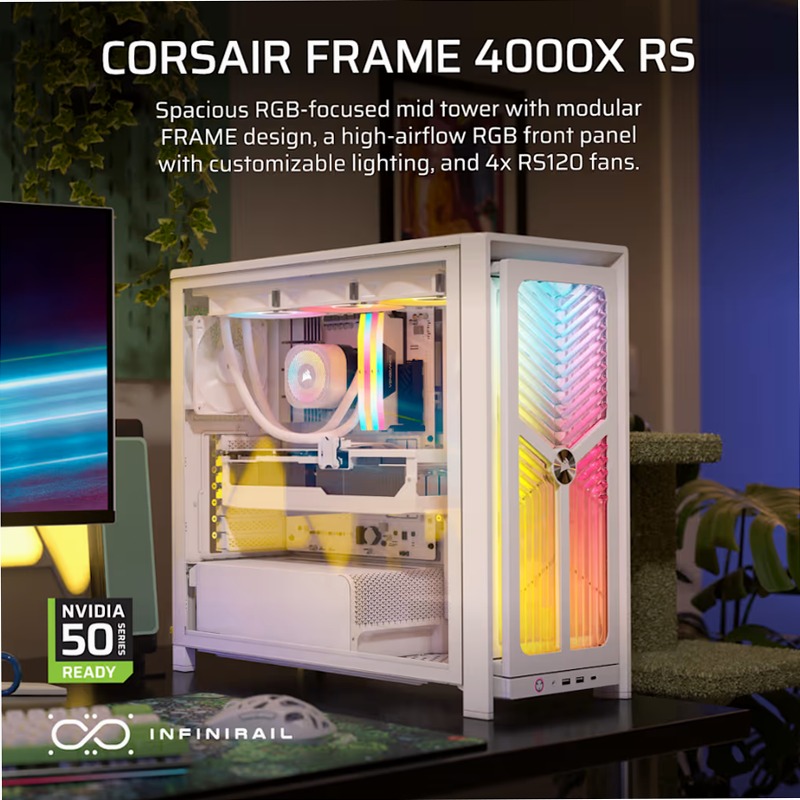 Case per PC mid-tower FRAME 4000X RS - Bianco