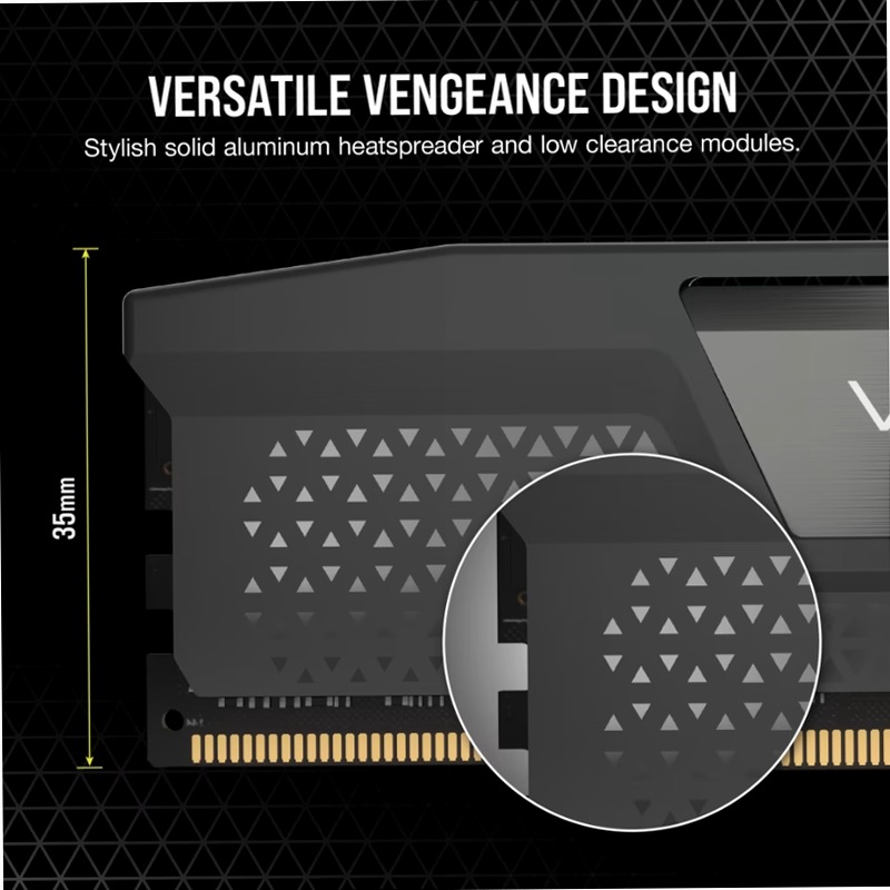 Vengeance® 32GB (2x16GB) DDR5 DRAM Up To 6000MT/s CL28