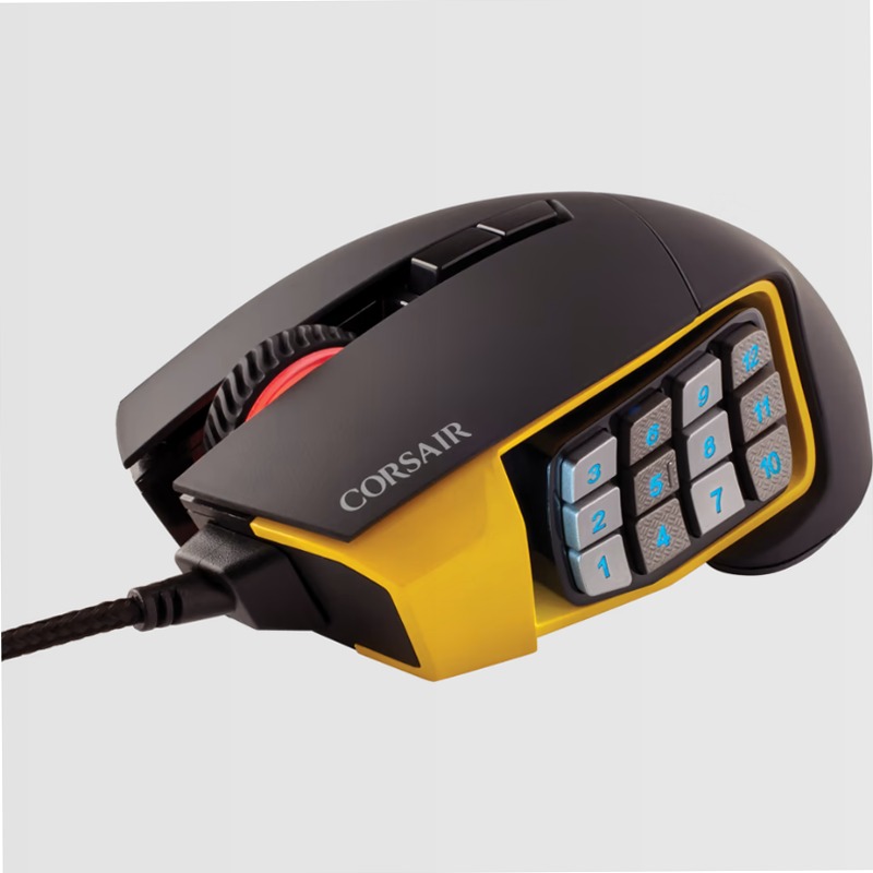 SCIMITAR PRO RGB - Mouse Gaming Giallo