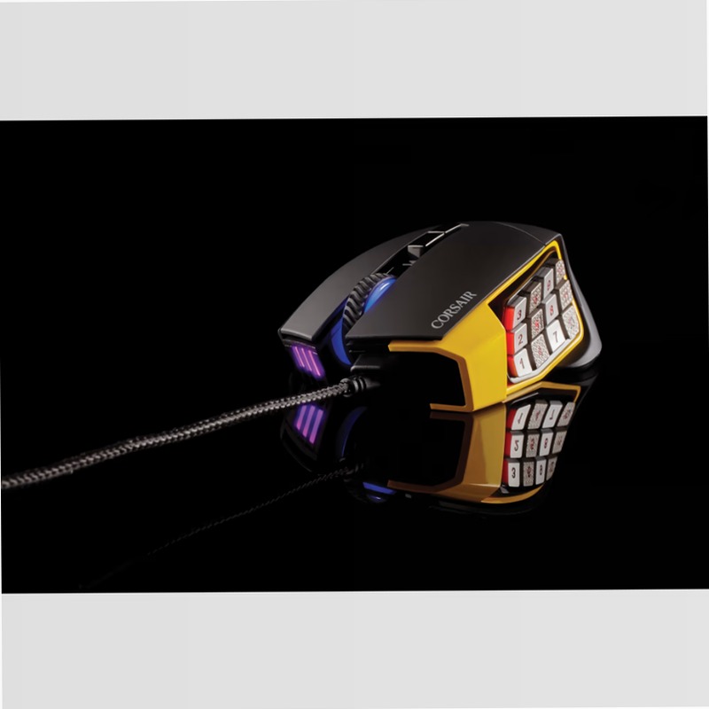 SCIMITAR PRO RGB - Mouse Gaming Giallo