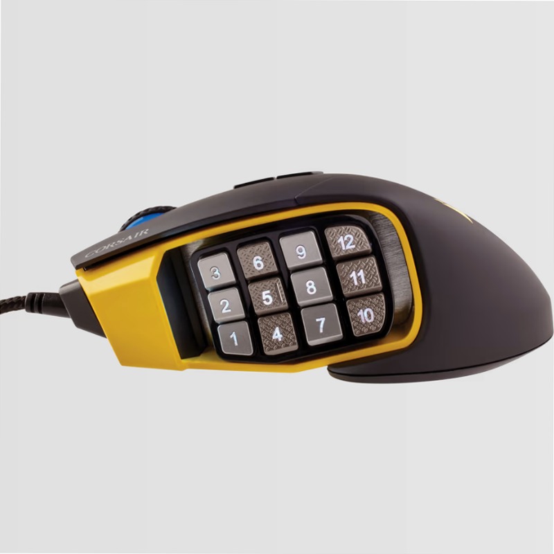 SCIMITAR PRO RGB - Mouse Gaming Giallo