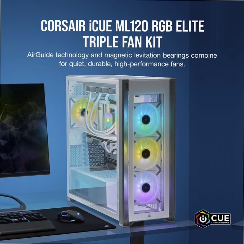 Ventola PWM a Levitazione Magnetica iCUE ML120 RGB ELITE Premium