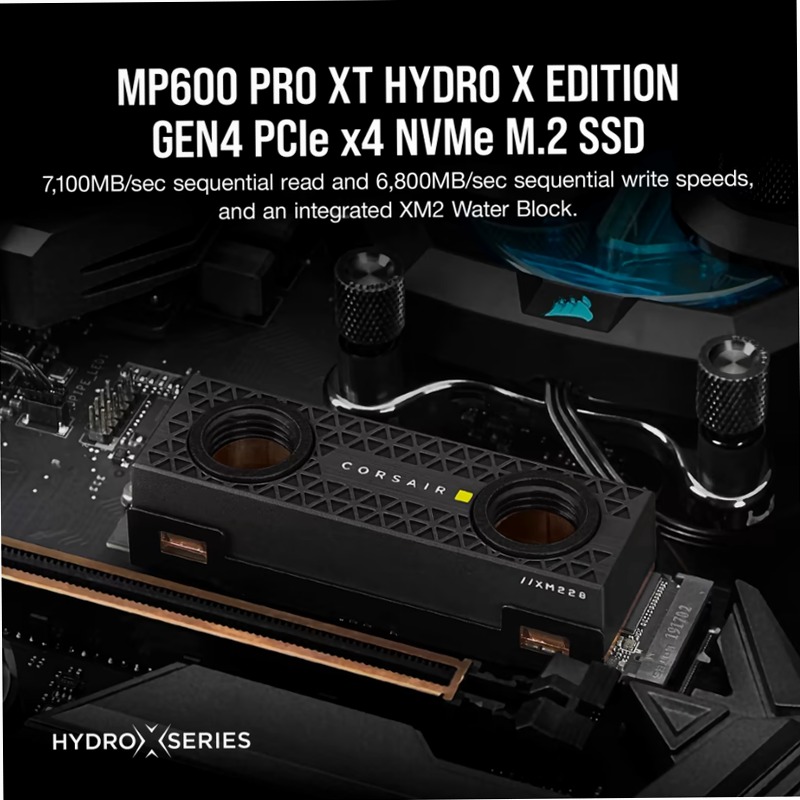 SSD MP600 PRO XT Hydro X Edition M.2 NVMe PCIe Gen4 x4 da 4 TB