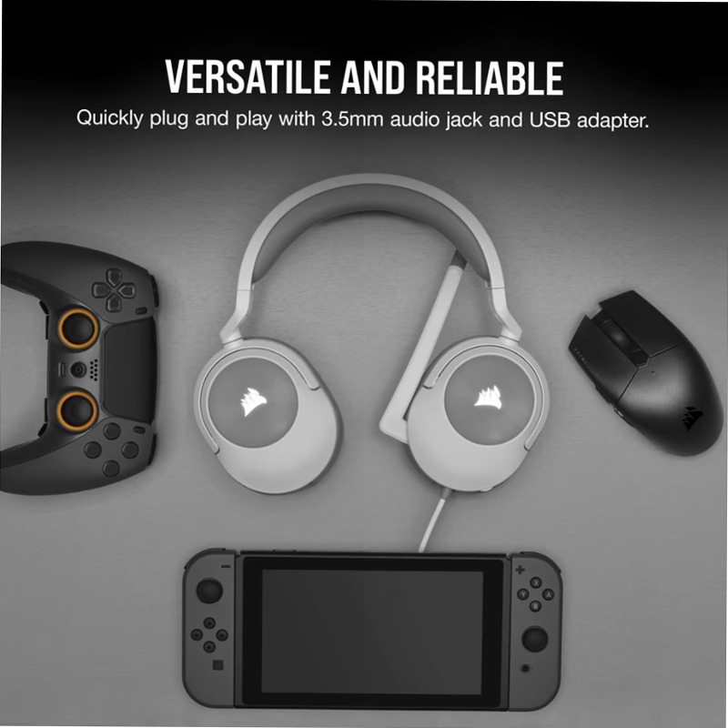 Cuffia Gaming HS55 SURROUND - Bianco