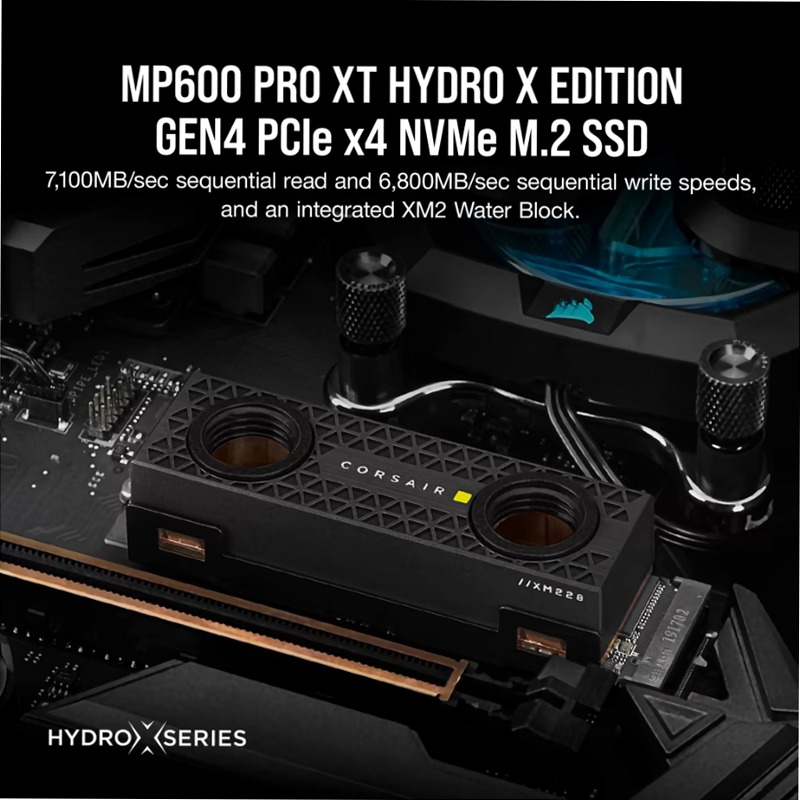SSD MP600 PRO XT Hydro X Edition M.2 NVMe PCIe Gen4 x4 da 2 TB