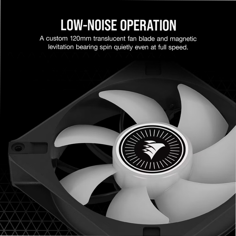 Ventola PWM iCUE ML120 RGB ELITE 120mm