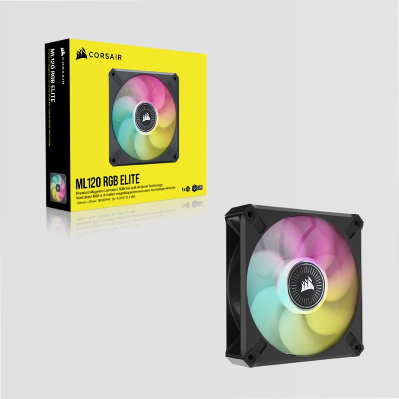 Ventola PWM iCUE ML120 RGB ELITE 120mm