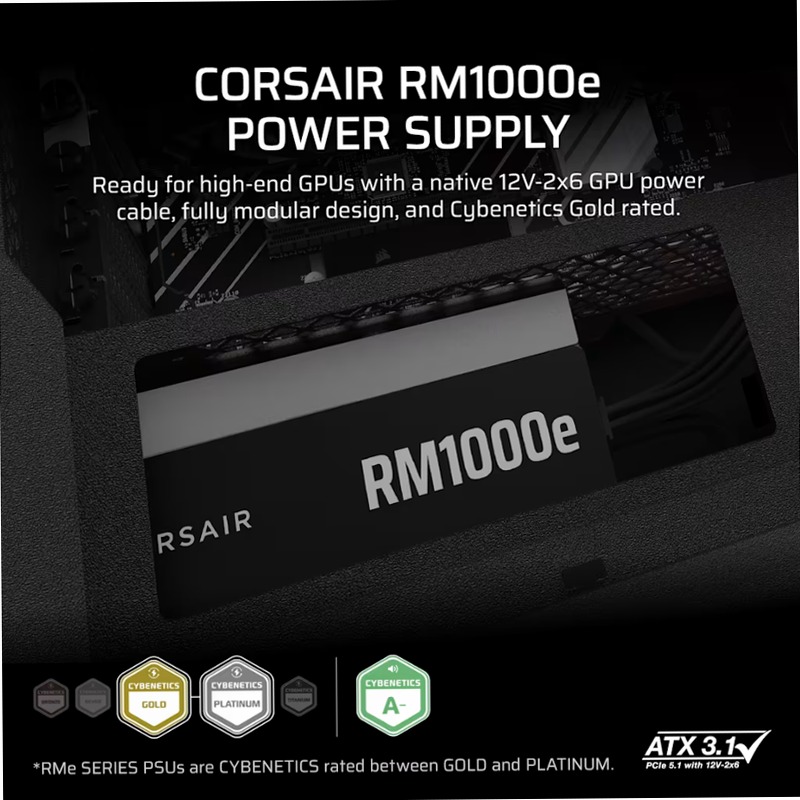 Alimentatore ATX RMe Series RM1000e