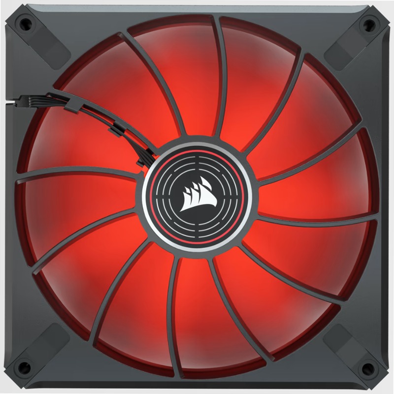 Ventola PWM a Levitazione Magnetica ML140 LED ELITE Red Premium 140mm
