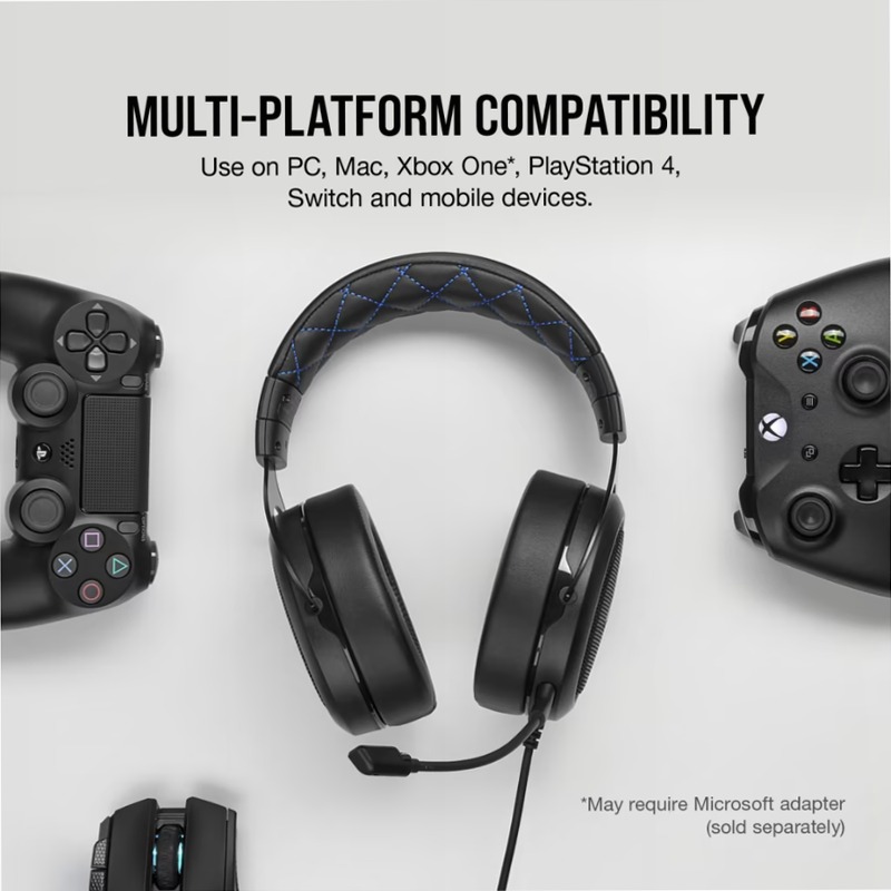 Cuffia gaming HS50 PRO STEREO - Blu